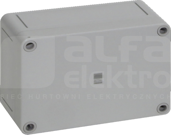 PK 130x94x57 IP66 (4szt) Obudowa PC pokrywa szary z tworzywa