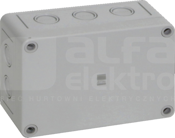 PK 130x94x57 IP66 (4szt) Obudowa PC pokrywa szary z tworzywa