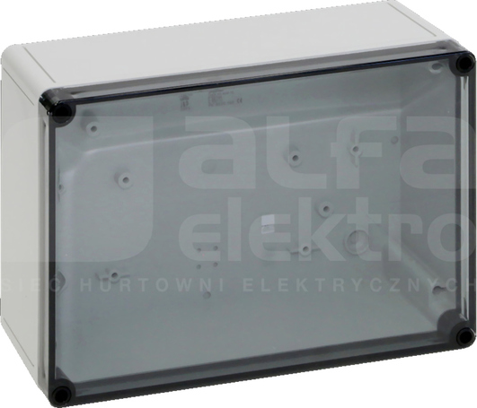 PK 254x180x90 IP66 Obudowa PC pokrywa transp z tworzywa
