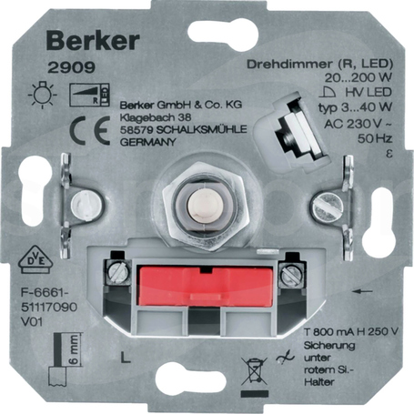 one.platform R 20-200W LED 3-40W Ściemniacz obrotowy