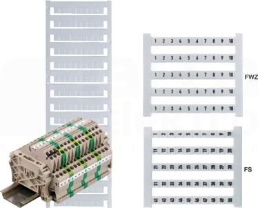 DEK 6 FWZ R,S,T,N,ERDE (1pasek=10sztuk) Oznacznik