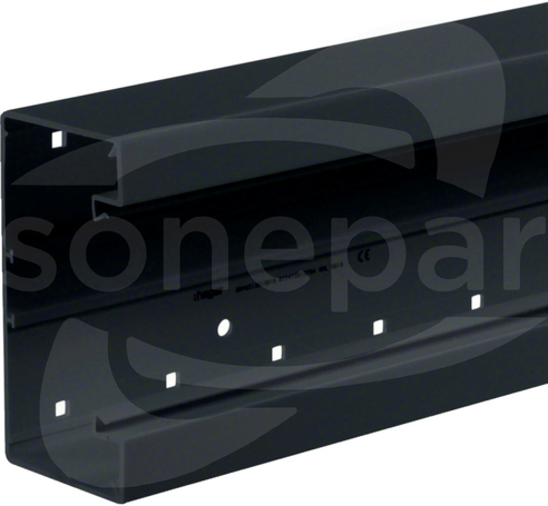 BRP6513019011 podstawa 130mm BRP kanał czarny 65x130x2000