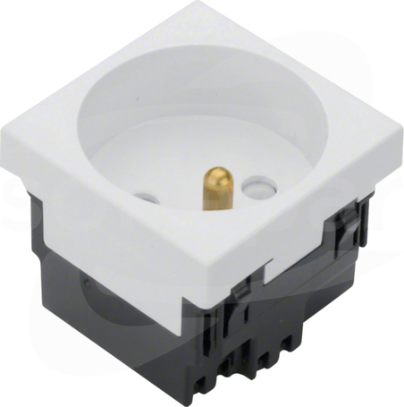 EER1339010 2P+Z 33D 45x45mm biały Gniazdo 1-krotne