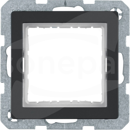 Q.x systo 45x45mm antracyt aksamit Zestaw adaptacyjny