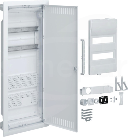 VU602PLH 2x24mod. Skrzynka wnękowa VOLTA z tworzywa