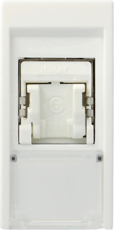 SYSTO 1M RJ45 FTP kat6 bia Gniazdo teleinf.