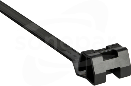 TAS120L-PA66HIRHSUV-BK 420x12.7 mm czarny Opaska kablowa