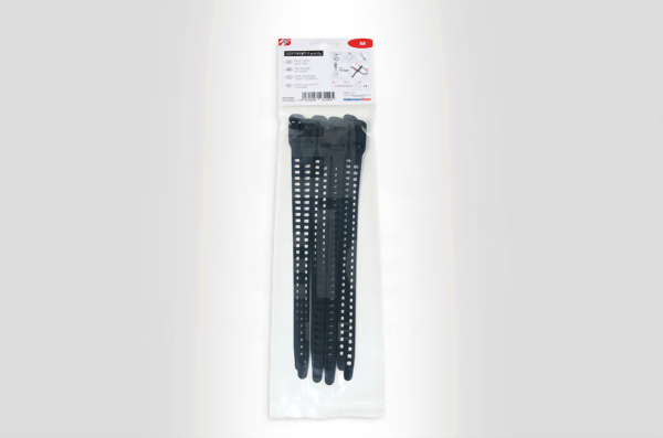 SOFTFIX M-TPU-BK 260x11,0 czarny (8szt) Opaska kablowa rozpinalna