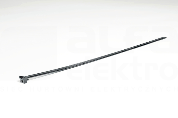 KR8/33-PA66UV-BK 330x8,0 czarny UV Opaska kablowa gładka blokowana na bolec
