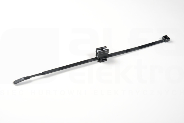 Q50REC4B-PA66W-BK 210x4,7 czarny UV Opaska kablowa montowana na krawędzi 1-3mm