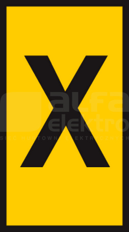 WIC1-X-PA66-YE żółty Oznacznik zatrzaskowy
