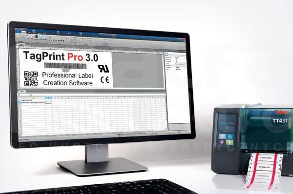 TagPrint Pro 3.0 EMEA-PL-WH biały Oprogramowanie