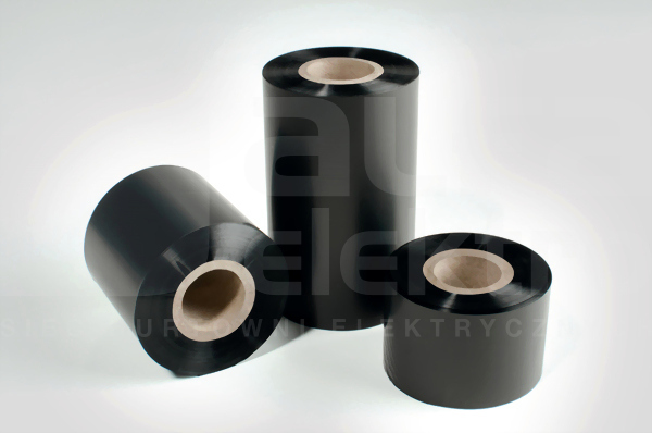 TT122OUT 110mm-PET-BK czarny Taśma barwiąca do etykiet