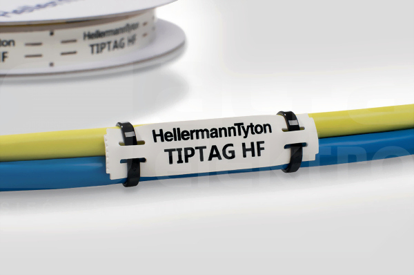 TIPTAG11X65RD-PO-RD czerwony Szyld oznaczeniowy