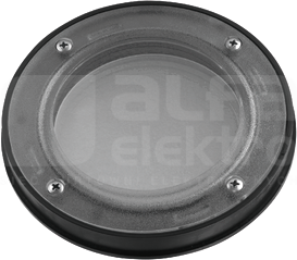 WALKER 11W E27 IP67 ring inox Oprawa do podłoża