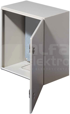 AE 380x600x210 Szafa z płytą montażową