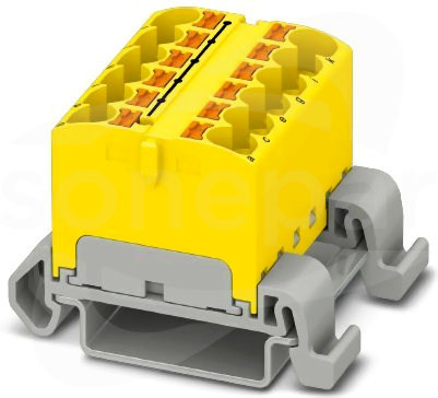 PTFIX 12X4-NS35A YE Blok rozdzielczy