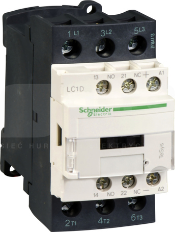 LC1D32VD 32A 15,0kW 1NO+1NC 348VDC Stycznik 3P