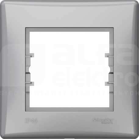 SEDNA IP44 aluminium Ramka 1-krotna