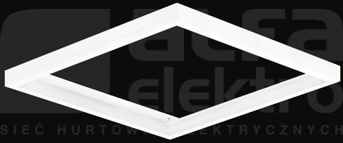 PRATO LED obudowa NT do 300x1200 biala Ramka do paneli LED 305x1205 H=45mm