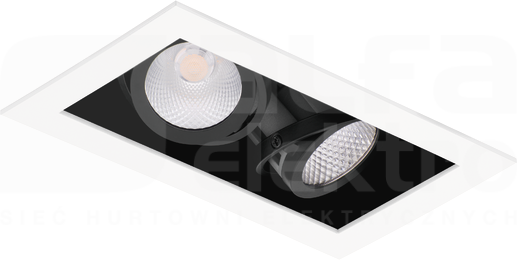 KARDO MINI 2x COB 15W/830 1080lm biały/czarny Oprawa LED