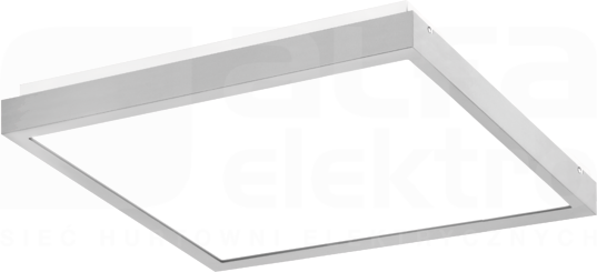 FINESTRA Q LED 23W 840 2850lm IP20 Opal szary MW Plafon LED z czujnikiem ruchu