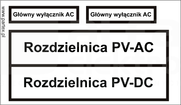 PLB 120x26.3mm bia.ROZ.PV-AC,DC,GŁ.WYŁ.AC (40szt) Zeszyt z etykietami