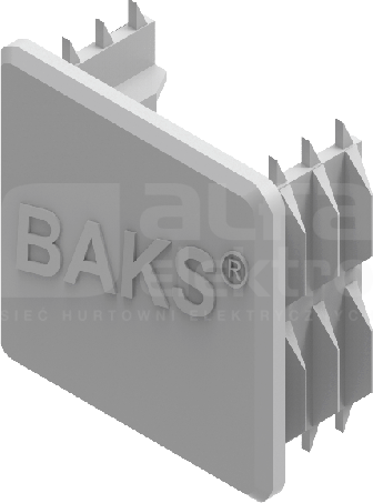 NOWPAL40x40SR Nakładka ochronna profilu aluminiowego (PV)