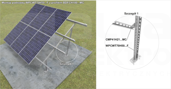 WPCWE100H50/1,5 Podstawa (PV)