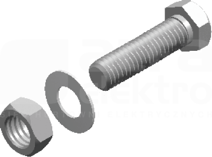 SM M10x20-F OC.OGNIOWY (100szt) Śruba