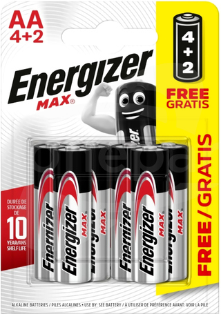 MAX AA E91 (4+2szt) Bateria alkaliczna