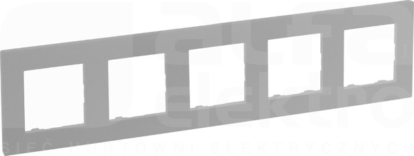 NILOE STEP aluminium Ramka pięciokrotna