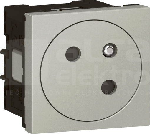 M45 2M 2P+Z Płas+złącze aluminium Gniazdo zacisk automat.