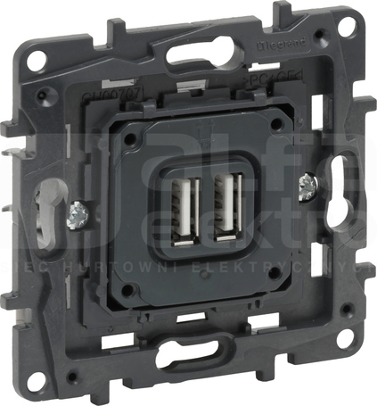 NILOE STEP USB A+A 2.4A Mechanizm gniazda