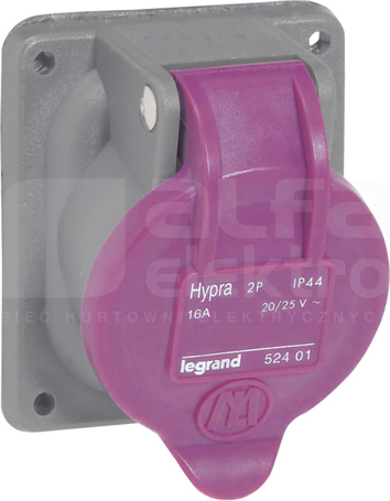 16A 2P 20-25V HYPRA Gniazdo