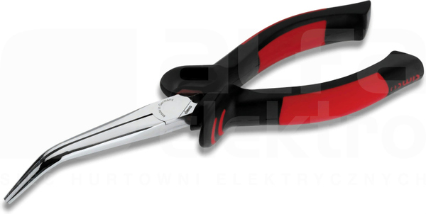 DIAMANT PLUS 190mm 45st Szczypce płaskie okrągłe zagięte