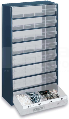 RAACO 552x306x150mm typ 150-3 (8 szuflad) Organizer z szufladami