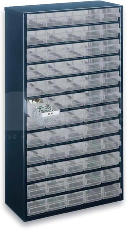 RAACO 552x306x150mm typ 150-0 (60 szuflad) Organizer z szufladami