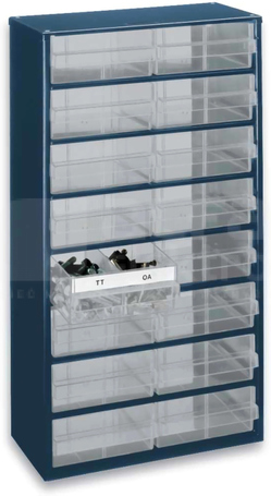 RAACO 552x306x150mm typ 150-4 (16 szuflad) Organizer z szufladami