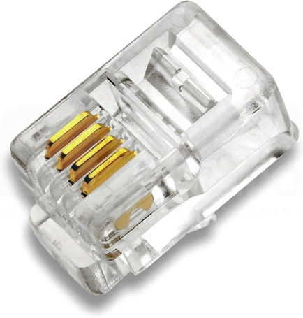 RJ10 4P/4C (100szt) Wtyczka
