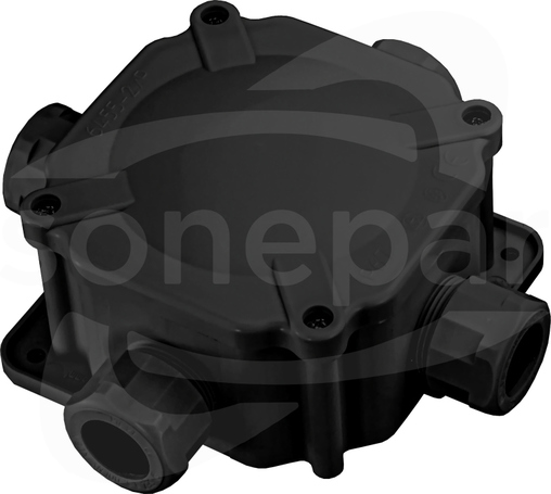 PG21 5x6mm2 IP67 czarny Obudowa elektroinstalacyjna z dławnicą