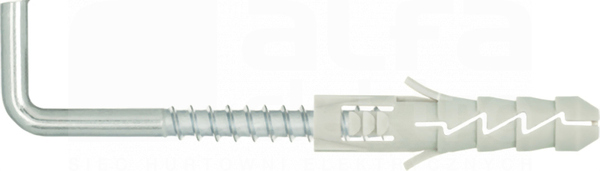 FIX-08K (100szt) Kołek rozporowy hak kątowy