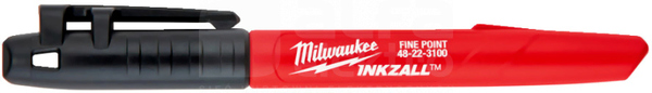 INKZALL czarny Marker ze standardową końcówką