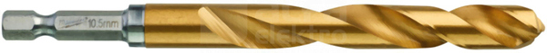 SWave HSS-G Tin 10,5mm Wiertło do metalu
