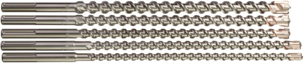 SDS Max 16,18/540mm 20,22,25/520mm Zestaw wierteł