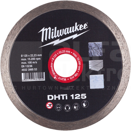 DHTi 125x22,2mm Tarcza diamentowa