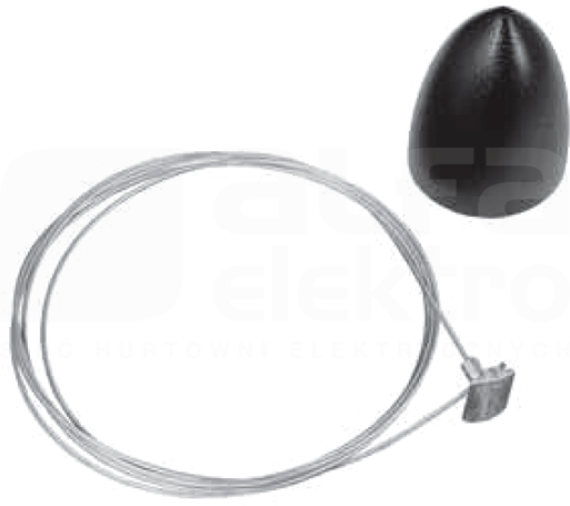 1006 czarny (2szt) Zawiesie linkowe