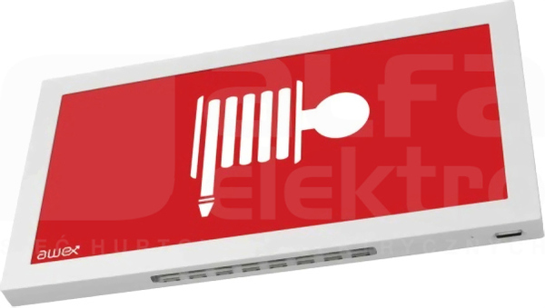 INFINITY II B LED 2W 3h SE AT dośw.biały Oprawa awaryjna 1-zadaniowa autotest