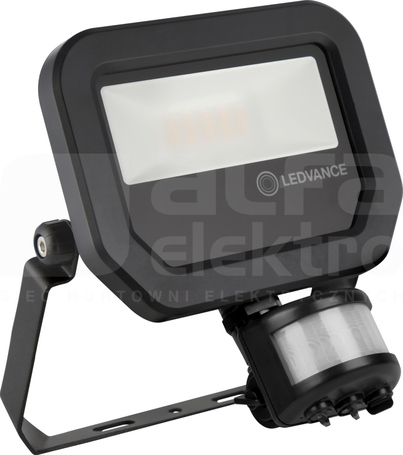 FLOODLIGHT PFM 10W/840 1200lm S SYM IP65 czarny Naświetlacz LED z czujnikiem ruchu