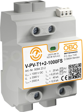 V-PV-T1+2-1000FS Ogranicznik przepięć